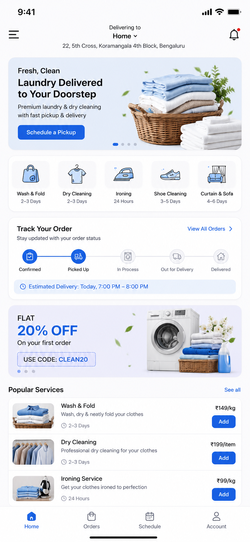 Laundry Service App