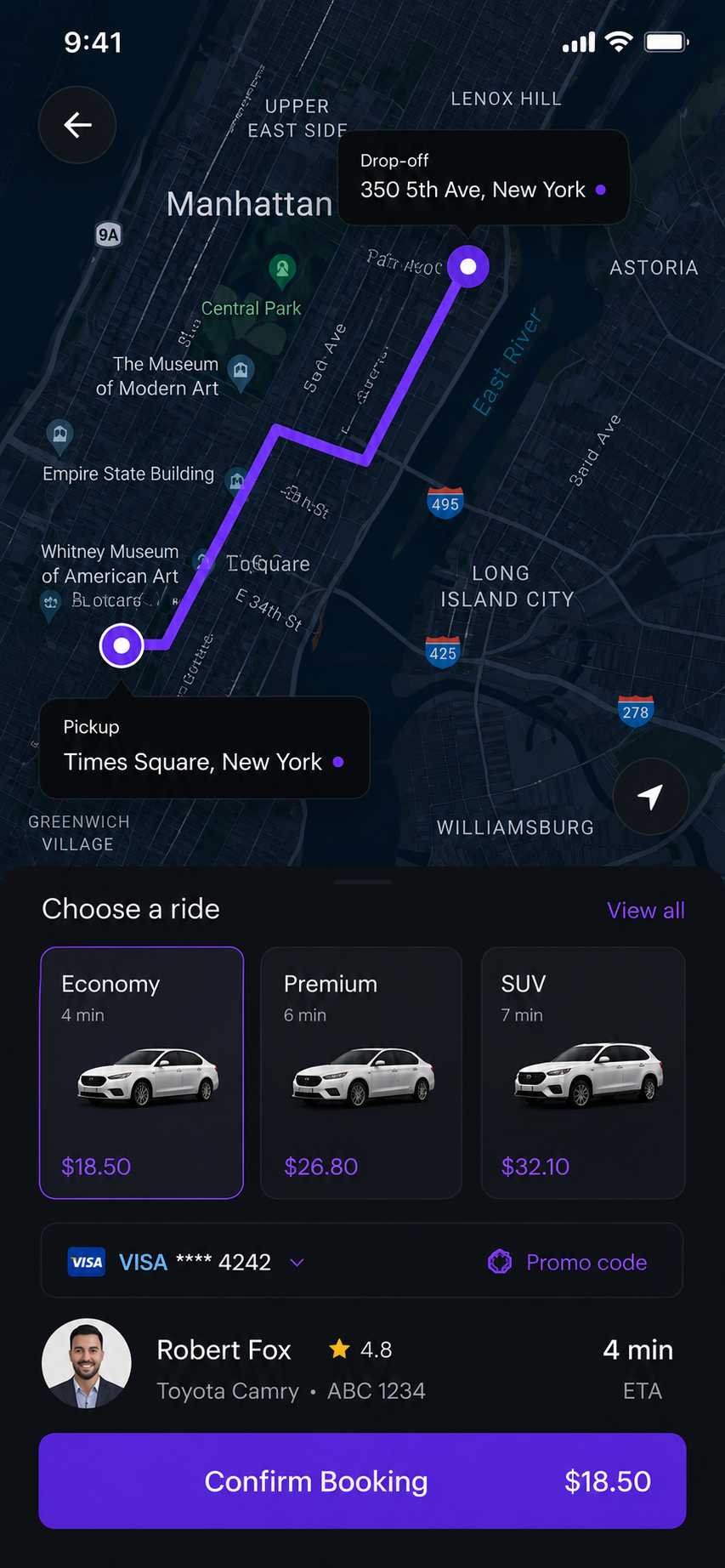 Taxi Booking App